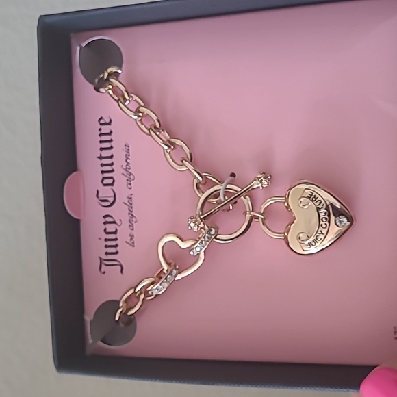 Juicy Couture Jewelry - Juicy Couture Gold Heart Pendant Necklace